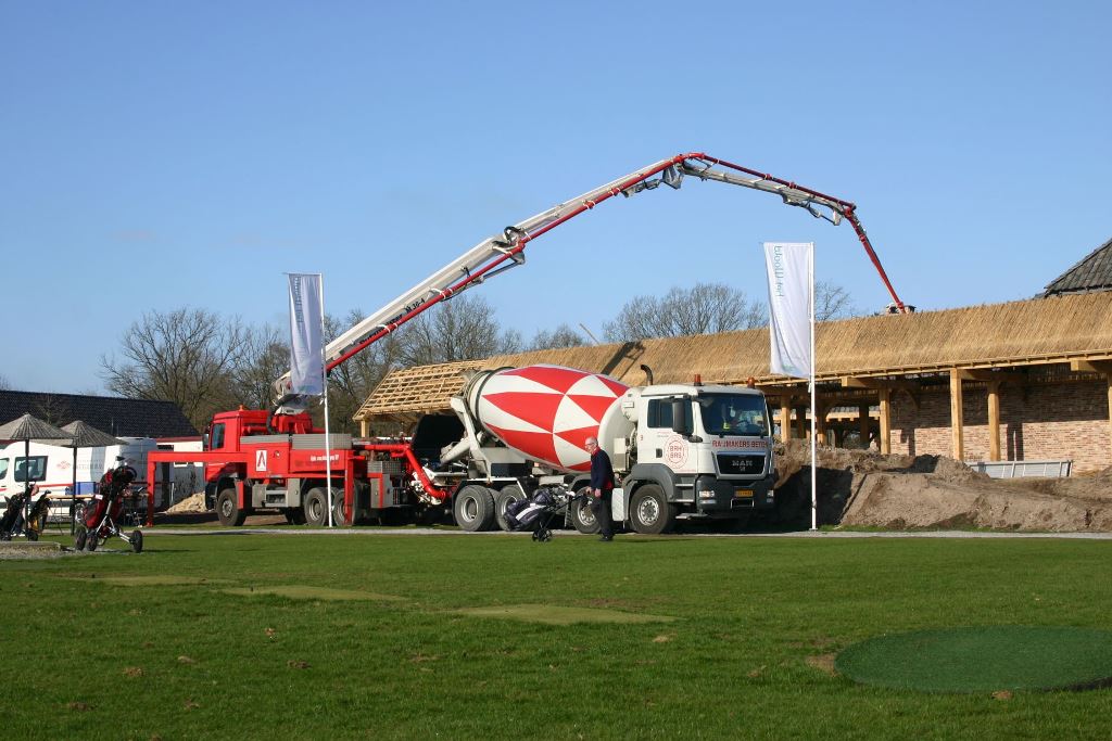 betonstort Golfclub het Woold