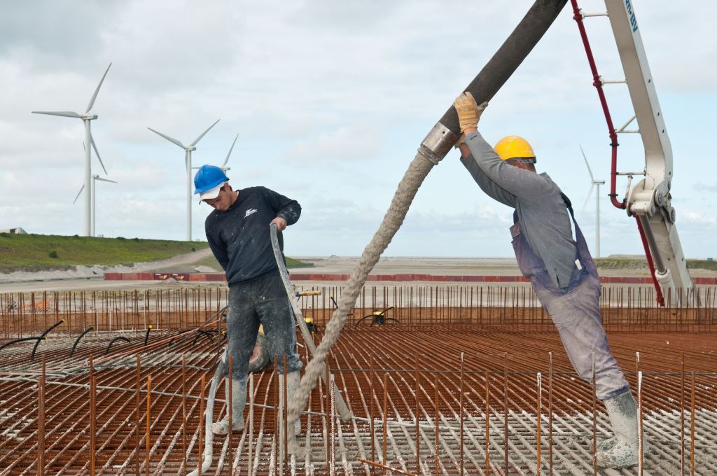 betonstort Maasvlakte