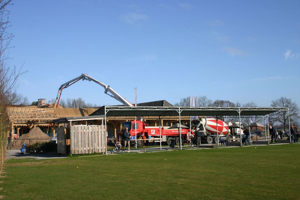 betonstort Golfclub het Woold