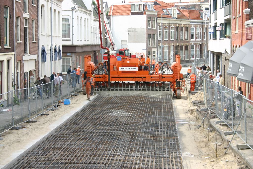 beton storten in Centrum Haarlem