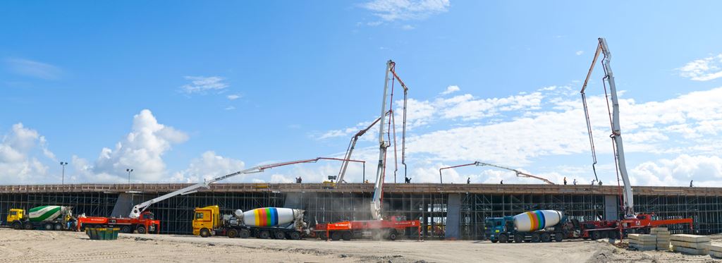 betonstort Maasvlakte